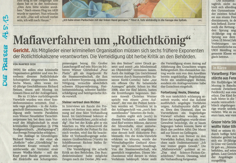 14. Mai 2013 © Die Presse