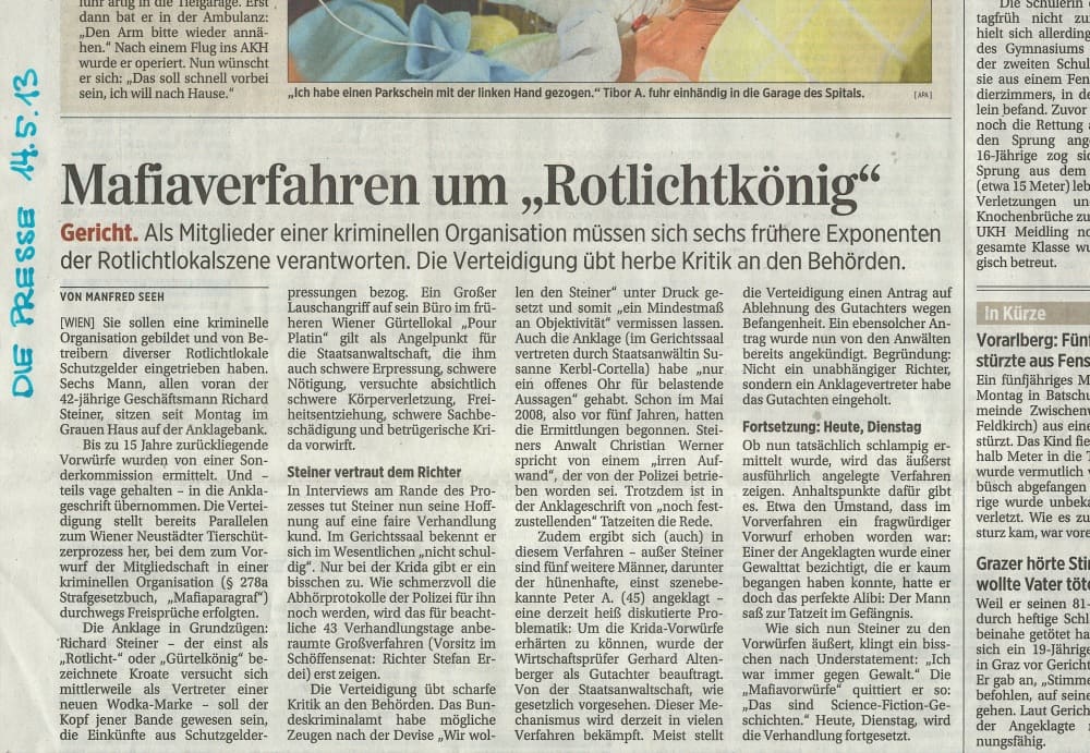 Ein Zeitungsbericht von Rechtsanwalt Dr. Robert Lattermann