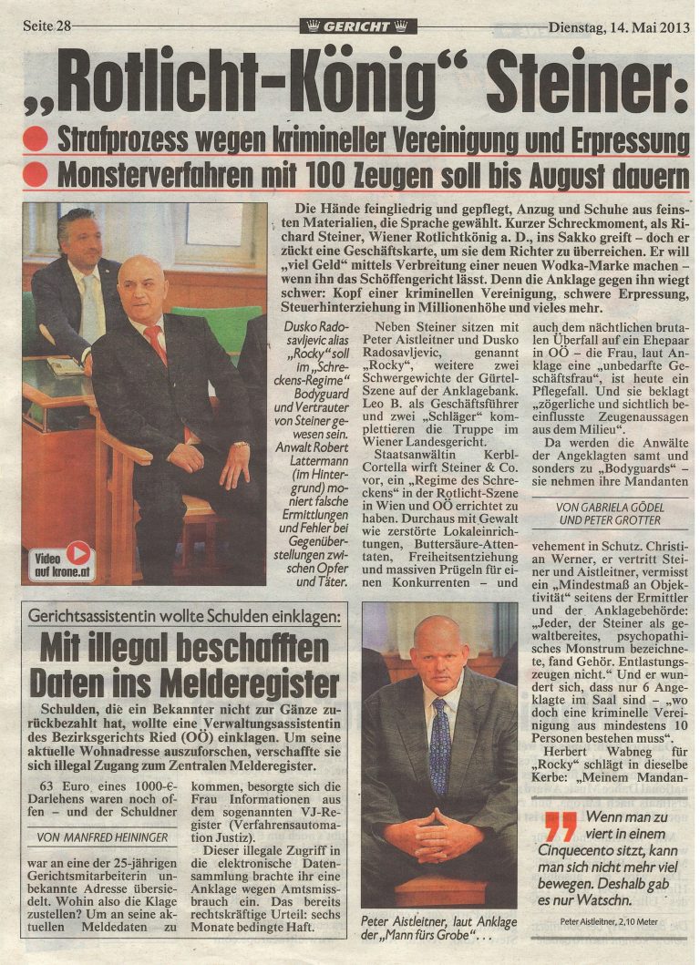 Ein Zeitungsbericht von Rechtsanwalt Dr. Robert Lattermann